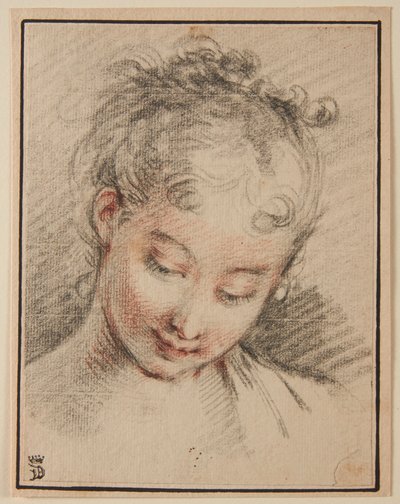 Głowa dziewczyny autorstwa François Boucher
