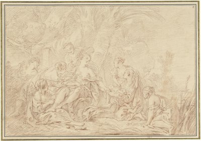Odnalezienie Mojżesza autorstwa François Boucher