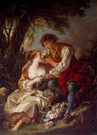 La cage Obraz Francois Bouchera (1703-1770) 1763 Nd. 0,93x0,73 m² autorstwa François Boucher