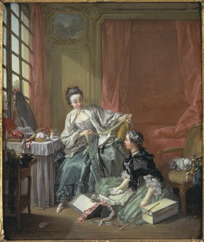 Miller - The Miller, Boucher, Francois (1703-1770). olej na płótnie autorstwa François Boucher