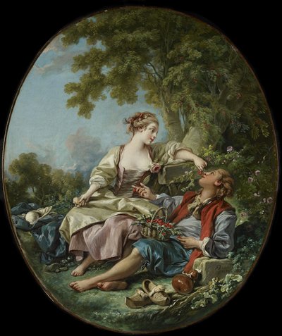Les Sabots [Drewniane buty] autorstwa François Boucher