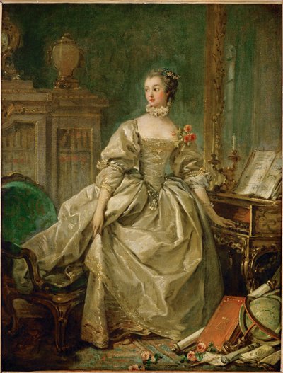 Pani Pompadour ... autorstwa François Boucher