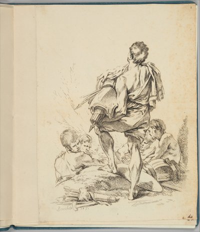 Nowa książka zawierająca różne ilustracje autorstwa François Boucher