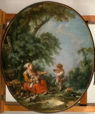 Pasterski posiłek autorstwa François Boucher