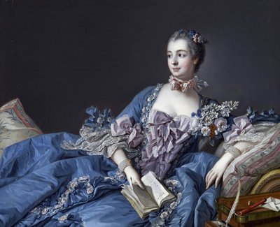 Portret markizy de Pompadour (1721-1764) (Portret Jeanne Antoinette Poisson, markiza de Pompadour (znana jako Madame de Pompadour autorstwa François Boucher