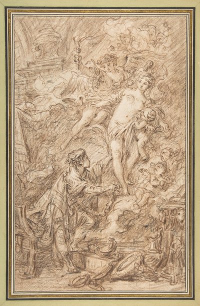 Pigmalion i Galatea autorstwa François Boucher