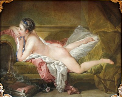 Dziewczyna w pozycji półleżącej autorstwa François Boucher