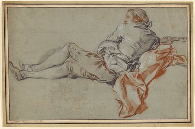 Pochylona postać mężczyzny autorstwa François Boucher