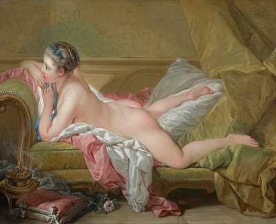 Dziewczynka w bezruchu autorstwa François Boucher