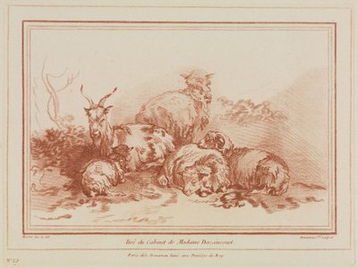 stado owiec autorstwa François Boucher