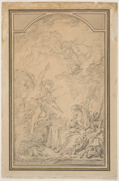 Zwiastowanie autorstwa François Boucher