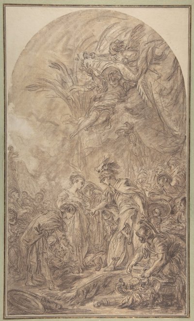 Wstrzemięźliwość Scypiona autorstwa François Boucher