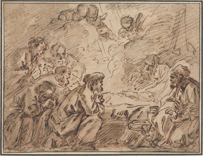 Śmierć Matki Boskiej autorstwa François Boucher