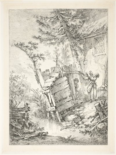Praczka autorstwa François Boucher