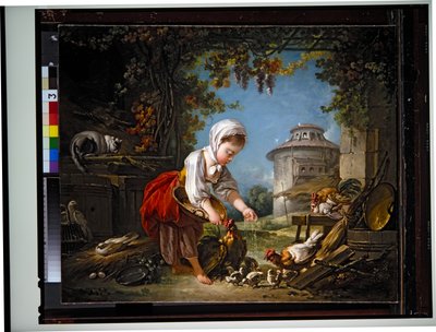 Mała służąca na farmie autorstwa François Boucher