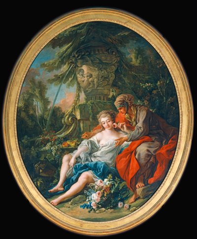 Vertumne et Pomone - Vertumnus i Pomona ... autorstwa François Boucher