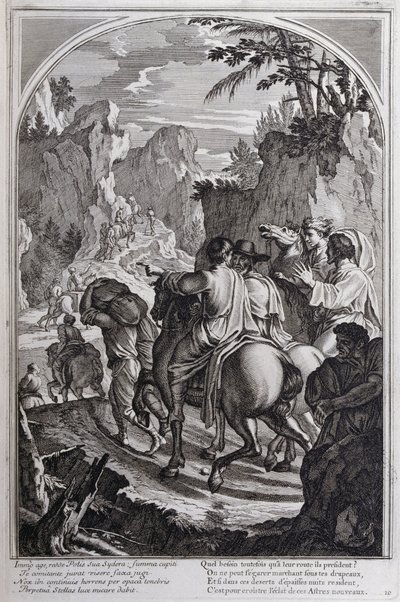 Ilustracja z „Życia św. Brunona, założyciela zakonu Chartreux” Paryż 1660. według obrazów Eustachego Le Sueura i grawerowana przez Fran Sois Chauveau ©UIG/Leemage autorstwa Francois Chauveau