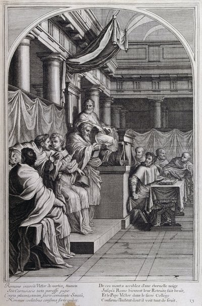 Ilustracja z „Życia św. Brunona, założyciela zakonu Chartreux” Paryż 1660. według obrazów Eustachego Le Sueura i grawerowana przez Fran Sois Chauveau ©UIG/Leemage autorstwa Francois Chauveau