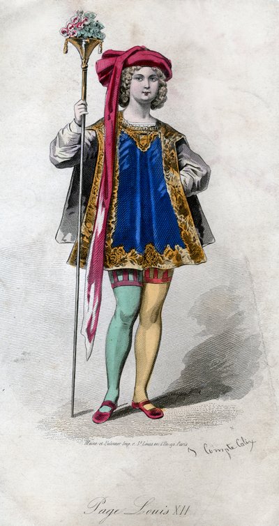 Strona, Ludwik XII, XIX wiek. autorstwa Francois Claudius Compte Calix