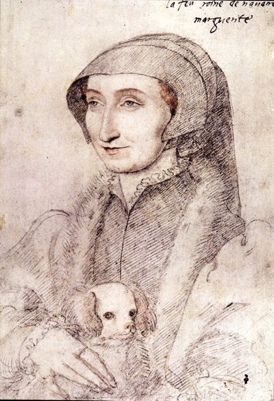 Małgorzata z Nawarry (1523-1574) (rysunek) autorstwa François Clouet