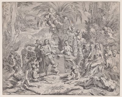 Alegoria malarstwa, XVII wiek. autorstwa Francois Collignon