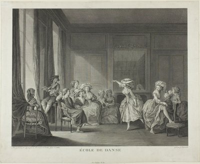 Szkoła Tańca autorstwa Francois Dequevauviller