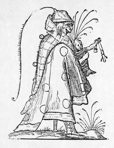Ilustracja z „Humorystycznych snów Pantagruela” Francois Desprez, wydanej w 1565 r. autorstwa Francois Desprez
