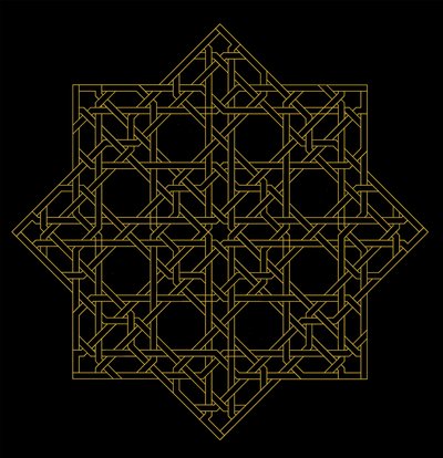 Labirynt, 2016, (sitodruk na papierze) autorstwa Francois Domain