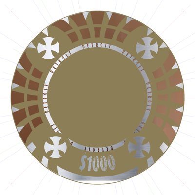 PokerChip , 2015, cyfrowy autorstwa Francois Domain