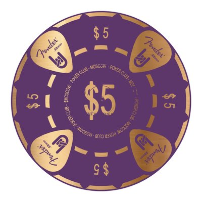 PokerChip , 2015, cyfrowy autorstwa Francois Domain