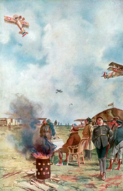 Inwersja trochę bliska ziemi, 1918, 1926 autorstwa Francois Flameng