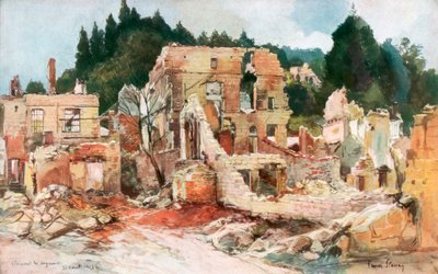 Clermont-en-Argonne, Francja, sierpień 1915, 1926. autorstwa Francois Flameng