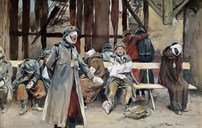 Szpital Wiejski, 1916 autorstwa Francois Flameng
