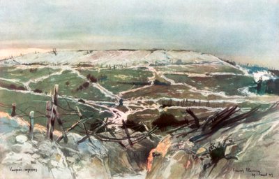 Vauquois, 29 sierpnia 1915, 1926. autorstwa Francois Flameng