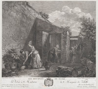 Uczniowie Flory, 1778. autorstwa Francois Godefroy