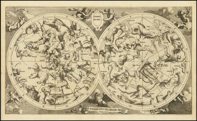 Mapa nieba z 1720 roku - Hemel Globe. Coeli Enarrant Gloriam Dei autorstwa François Halma
