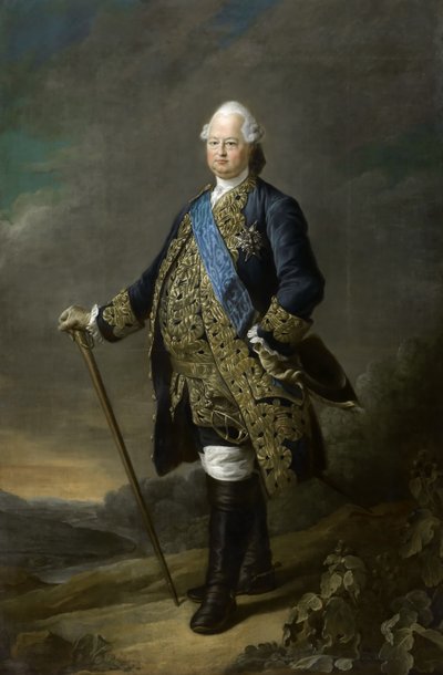 Louis de Bourbon-Condé, hrabia Clermont autorstwa Francois Hubert Drouais