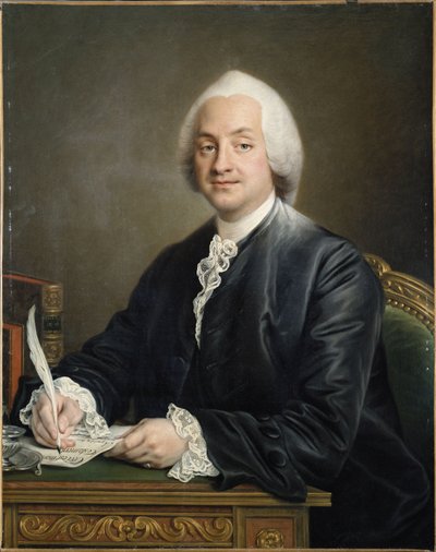 Portret Denisa Paula Le Pot de la Fontaine. 1772 autorstwa Francois Hubert Drouais