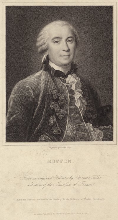 Portret Georgesa-Louisa Leclerca, hrabiego Buffon autorstwa Francois Hubert Drouais