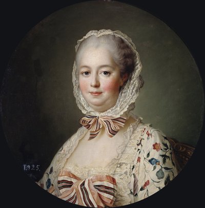 Portret markizy de Pompadour (1721-1764) - Francois Hubert Drouais (1727-1775). olej na płótnie autorstwa Francois Hubert Drouais