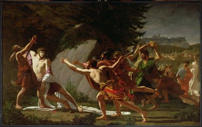 Śmierć Kajusza Grakchusa (ok. 159-121 pne) 1792-97 autorstwa Francois Jean Baptiste Topino Lebrun
