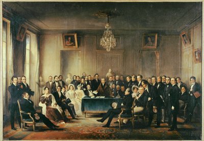 Francois-Guillaume J. St. Andrieux, poeta ... (obraz na płótnie) autorstwa François Joseph Heim