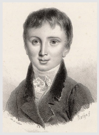 Franciszek Liszt w wieku 11 lat, ok. godz. 1822. autorstwa Francois Le Villain