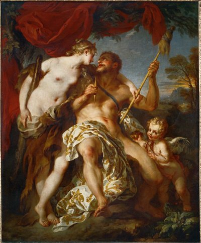Herkules i Omfale ... autorstwa François Lemoyne