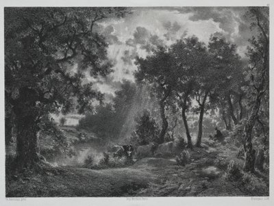 Po prysznicu. autorstwa Francois Louis Francais