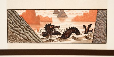 Ilustracja graficzna z Prométhée Enchaîné autorstwa Ajschylosa, wyd. 1941 (druk szablonowy) autorstwa Francois Louis Schmied