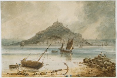 Mont St Michel, 1802 autorstwa Francois Louis Thomas Francia
