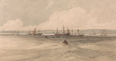 Widok na Sheerness autorstwa Francois Louis Thomas Francia