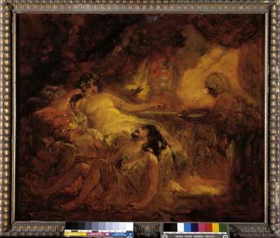 Samson i Dalila (olej na płótnie) autorstwa Francois Maury