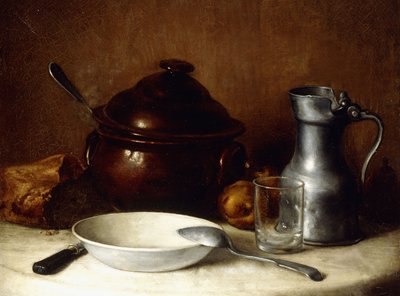 Przed posiłkiem; Przed posiłkiem autorstwa Jean Francois Millet